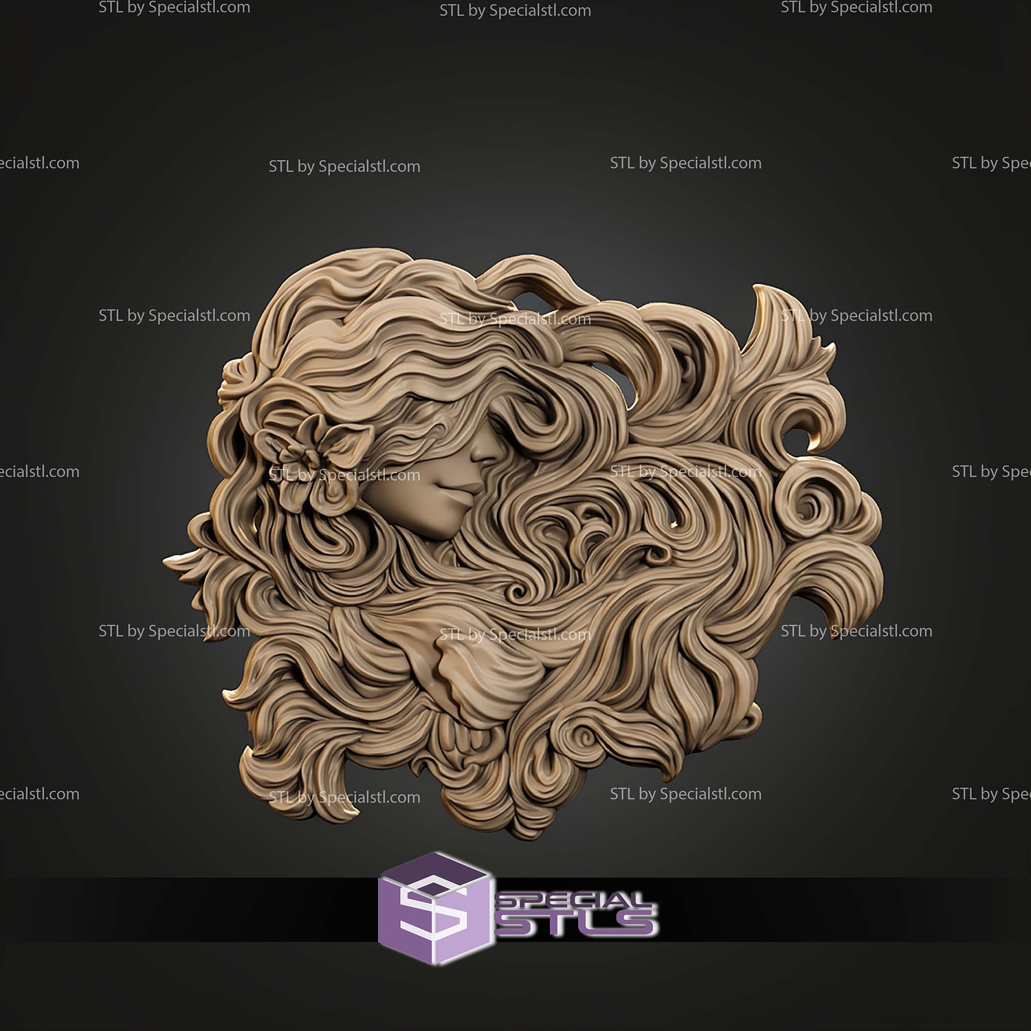 St Trina Smile Talisman Elden Ring STL Files 3D Model — view 5