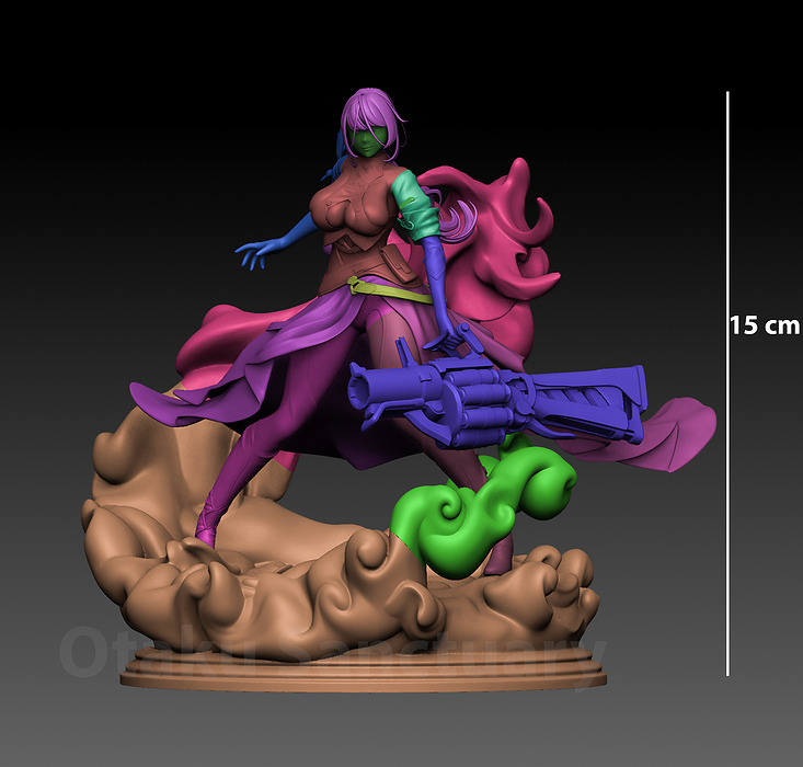 Honkai Star Rail Natasha Figure 3D STL Model — view 5