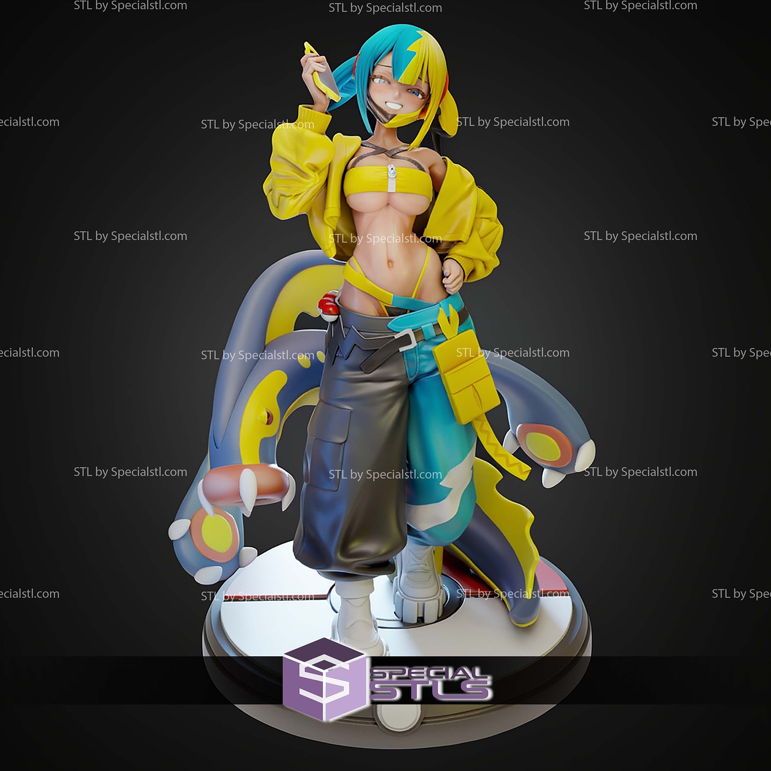 Canari Pokemon 176mm STL Files 3D Model — view 2