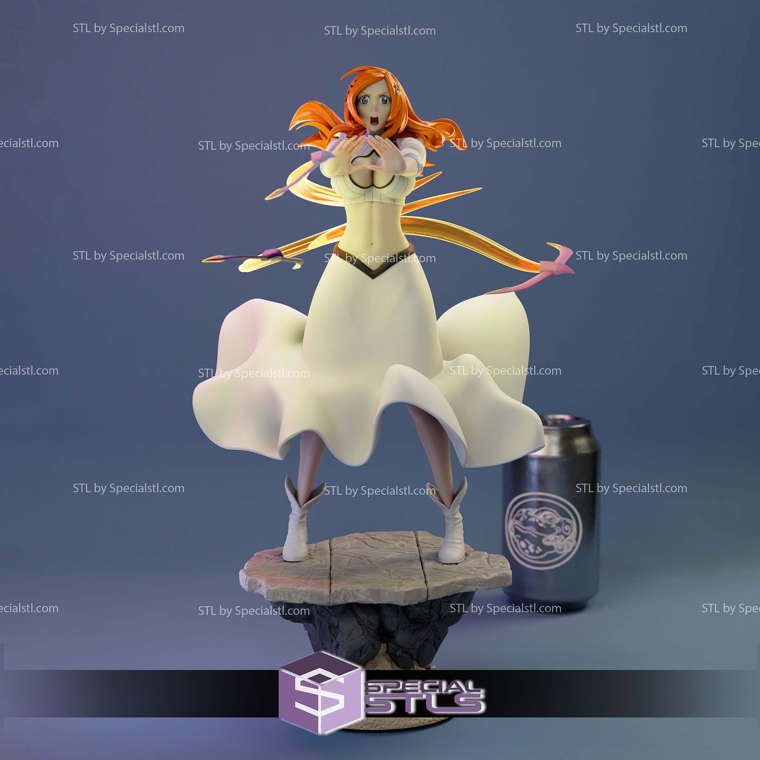 Orihime Inoue Power 3D Printer Files STL Model — view 2