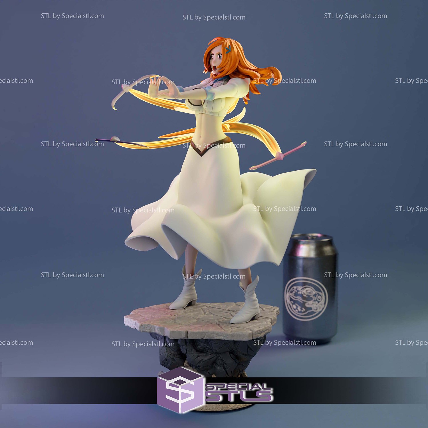 Orihime Inoue Power 3D Printer Files STL Model — view 3