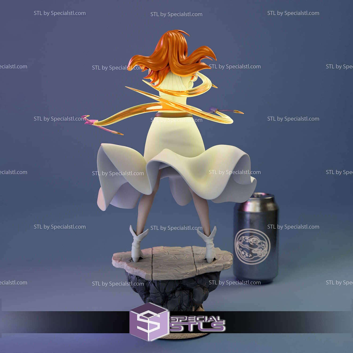 Orihime Inoue Power 3D Printer Files STL Model — view 4