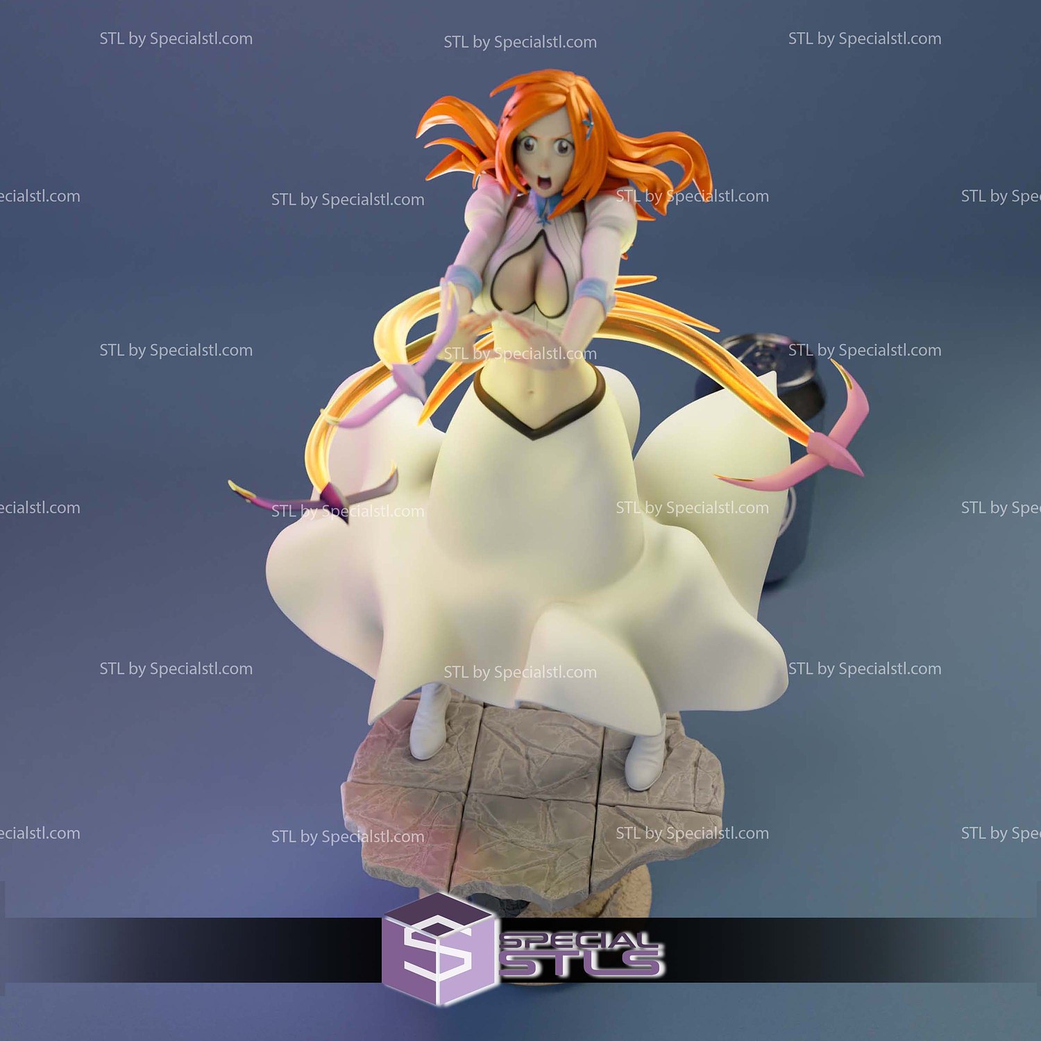 Orihime Inoue Power 3D Printer Files STL Model — view 6