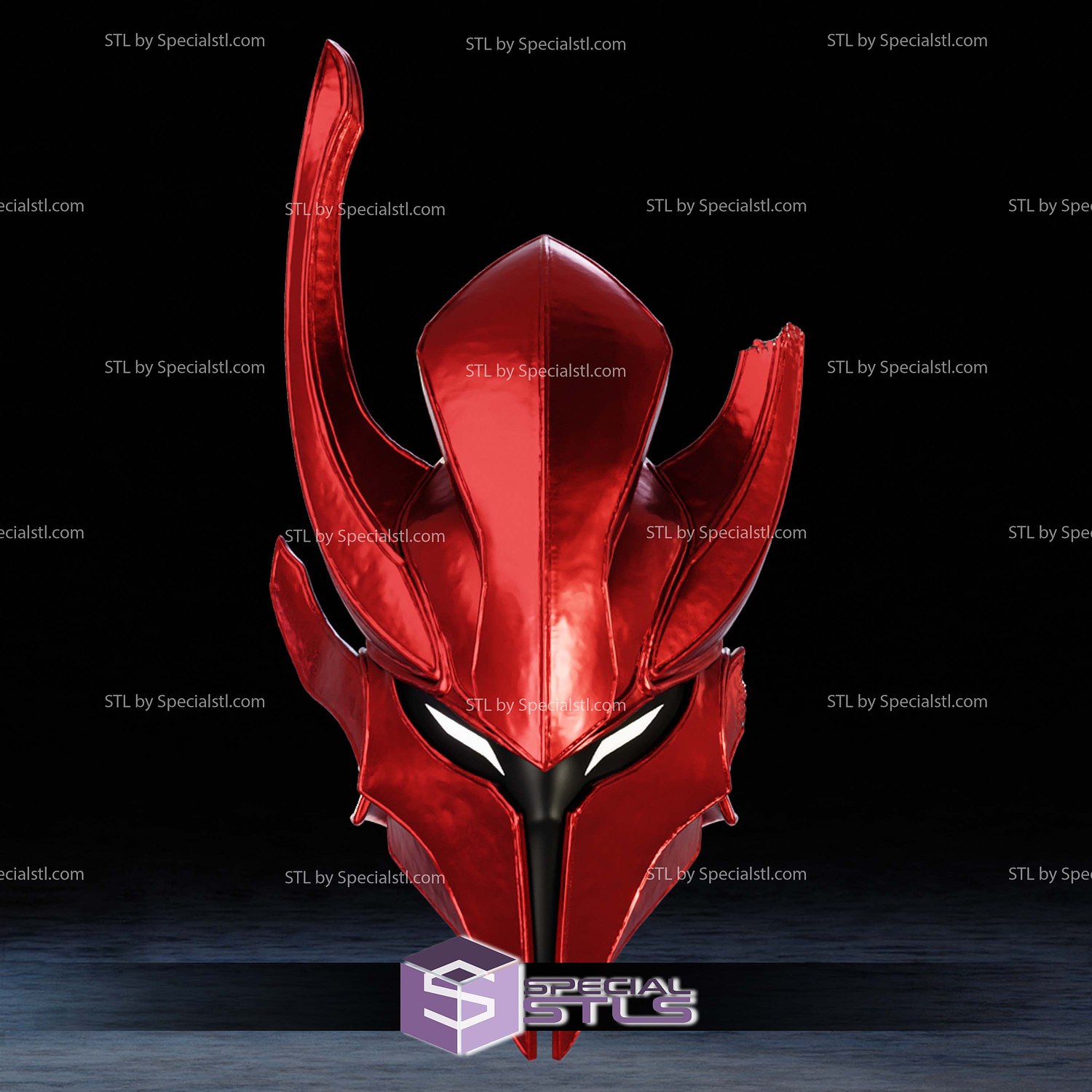 Cosplay STL Files Igris Helmet 3D Model — view 6