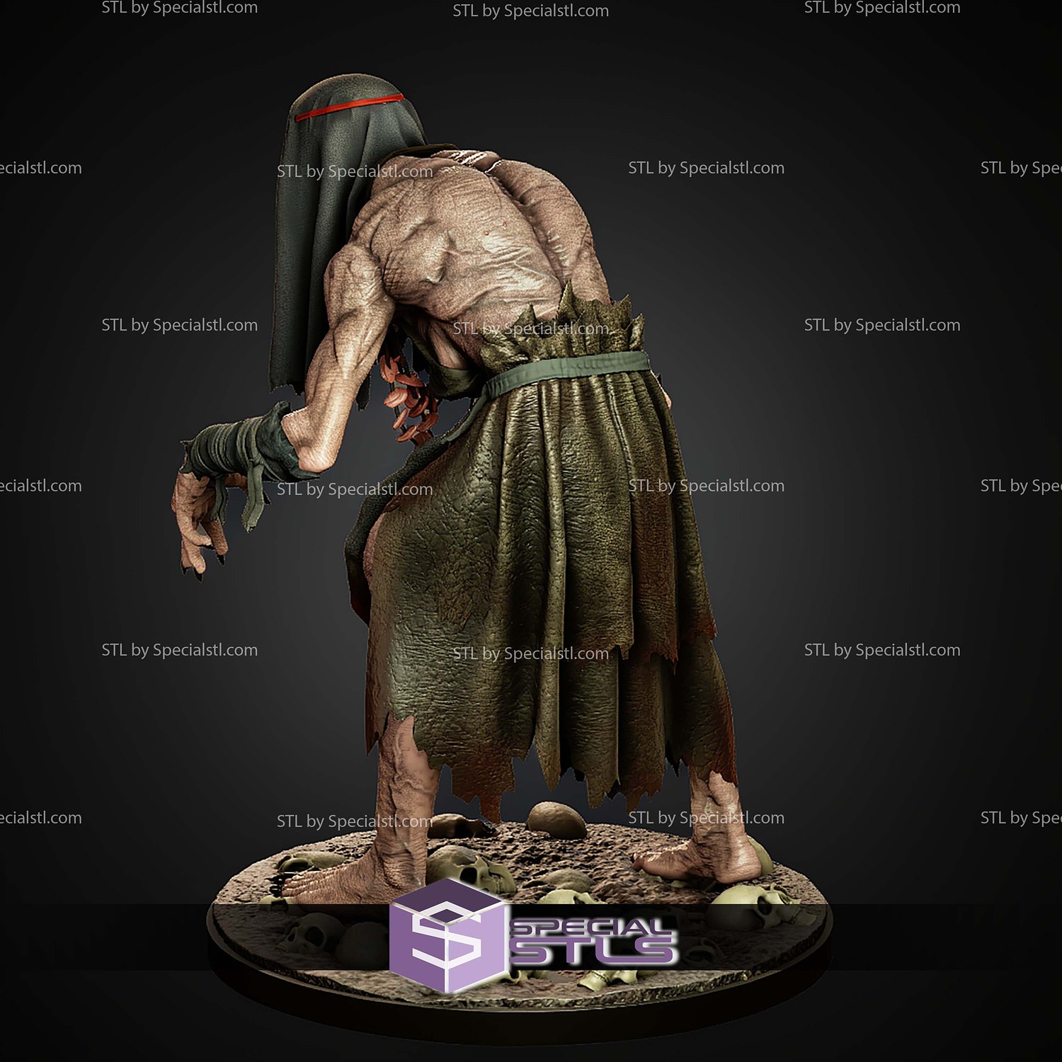 Crones The Witcher 3 1 6 STL Files 3D Model — view 5