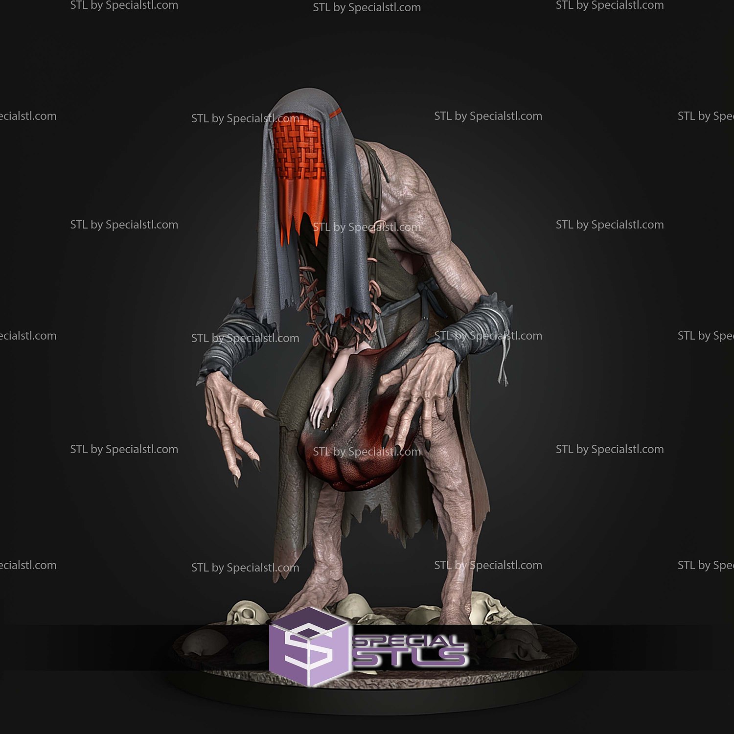 Crones The Witcher 3 1 6 STL Files 3D Model — view 8