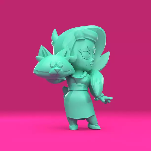 Lola Original - Brawl Stars 3D 3MF Model