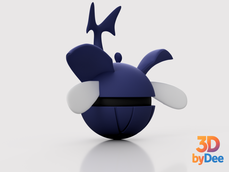 Heracross Pokeball 3D 3MF Model