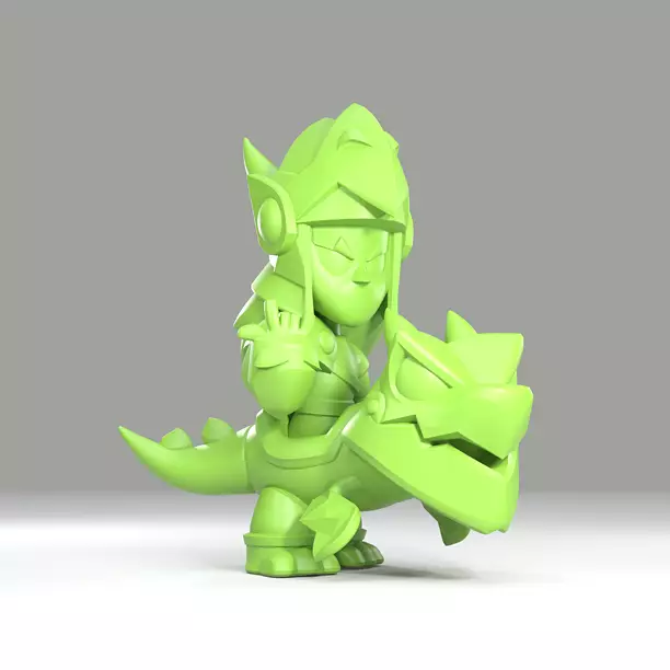 Draco Original - Brawl Stars 3D 3MF Model