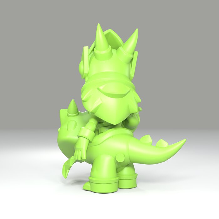Draco Original - Brawl Stars 3D 3MF Model — view 3