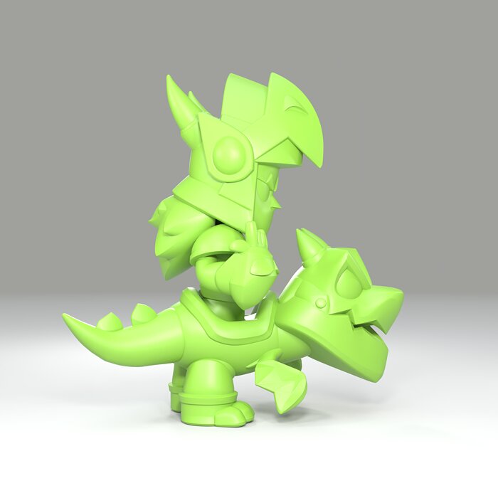 Draco Original - Brawl Stars 3D 3MF Model — view 4