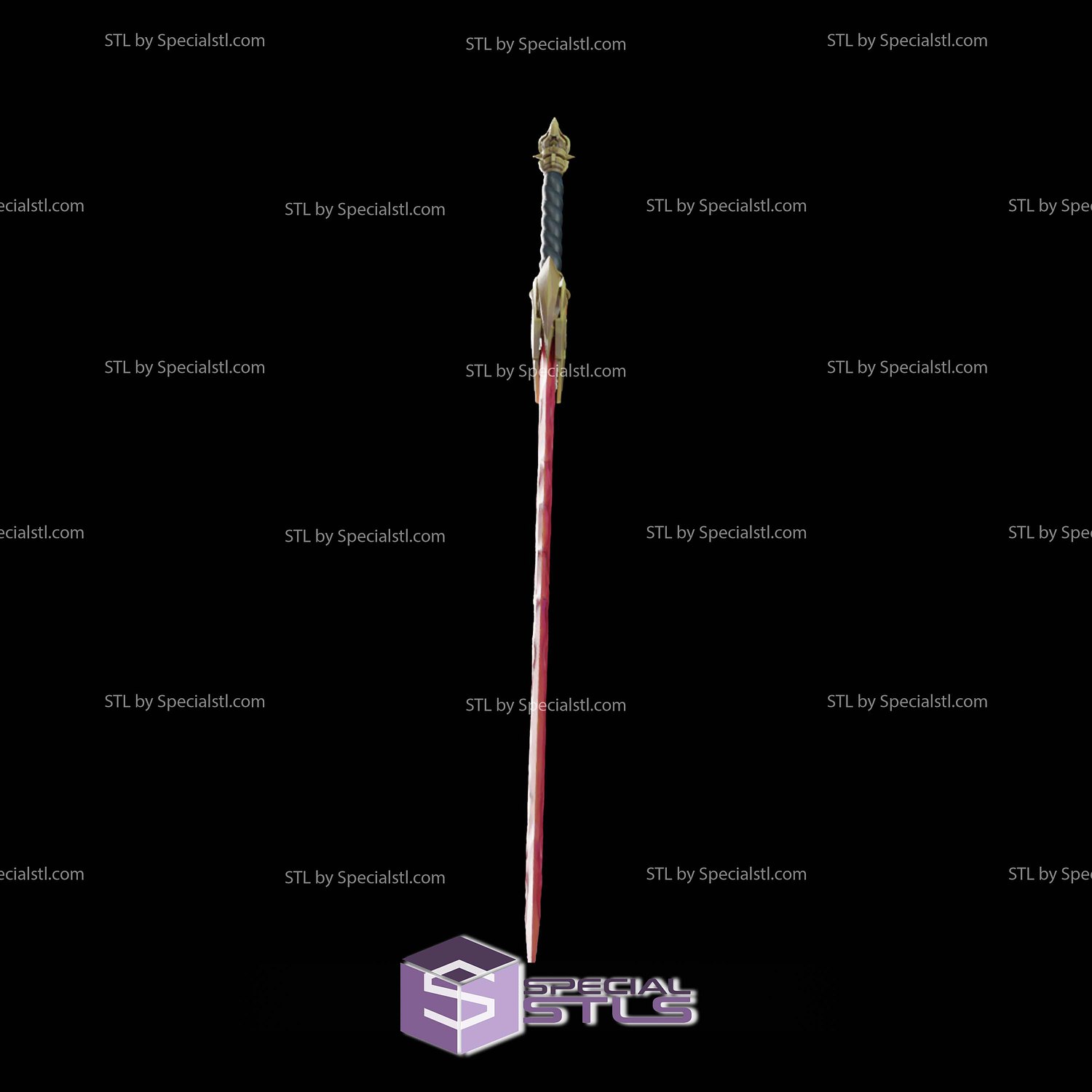 Cosplay STL Files Blade Sword Marvel Rivals 3D Model — view 6