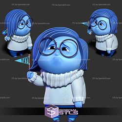 Sadness Inside Out 2 3D Print Files STL Model