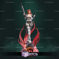 Black Widow Marvel Rival STL Files 3D Model