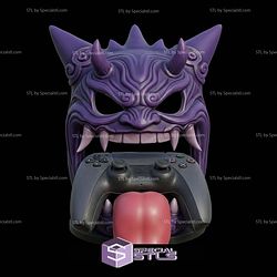 Basic STL Files Somen Gengar Controller Stand 3D Model