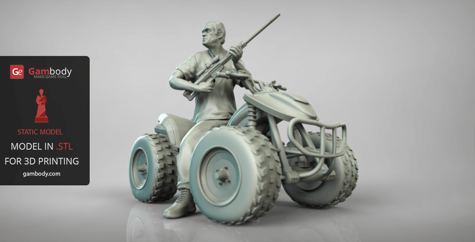 Trevor Philips 3D Printer Files | Static STL Model