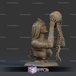 Orin the Red Baldurs Gate Bust 3D Printer Files STL Model
