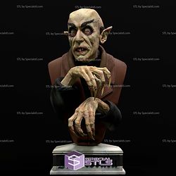 Nosferatu Bust V3 Sculptures 3D Printing STL Model
