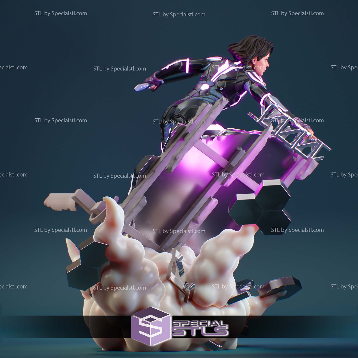 Mio Split Fiction 257mm STL Files 3D Model — view 4
