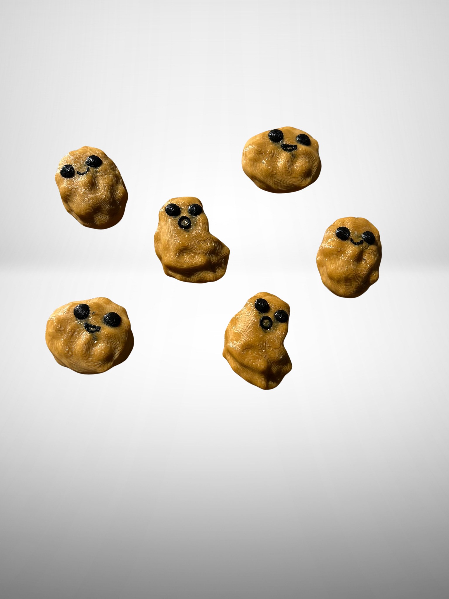 Emotional Support Chicken Nuggets with Card 3D 3MF Model — view 5