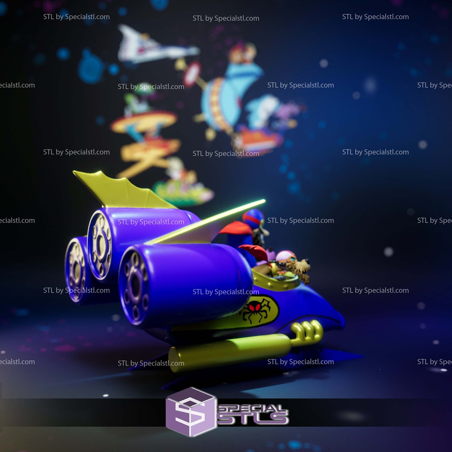 Phantom Phink And Sinister Sludge Sculptures 3D Printing STL Model — view 2