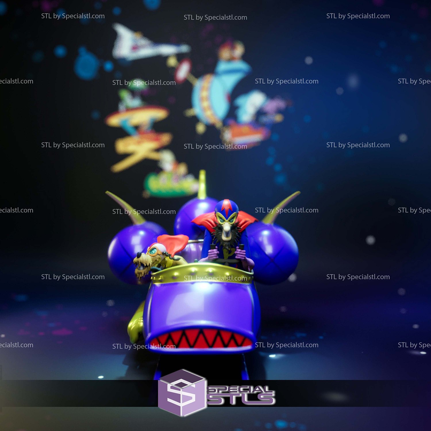 Phantom Phink And Sinister Sludge Sculptures 3D Printing STL Model — view 5