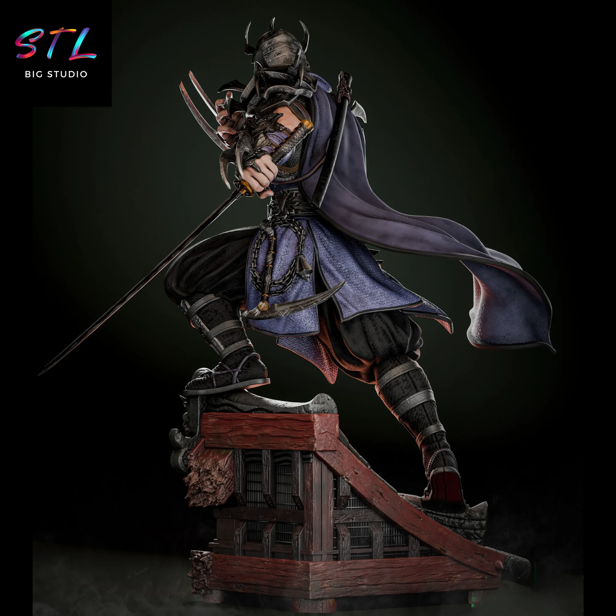 Shredder STL | Teenage Mutant Ninja Turtles | 3D Print Model Model — view 3