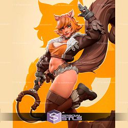 Squirrel Girl Thicc Marvel Rivals STL Files 3D Model