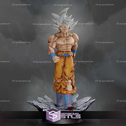 Ultra Instinct Goku Walking 3D Printer Files STL Model