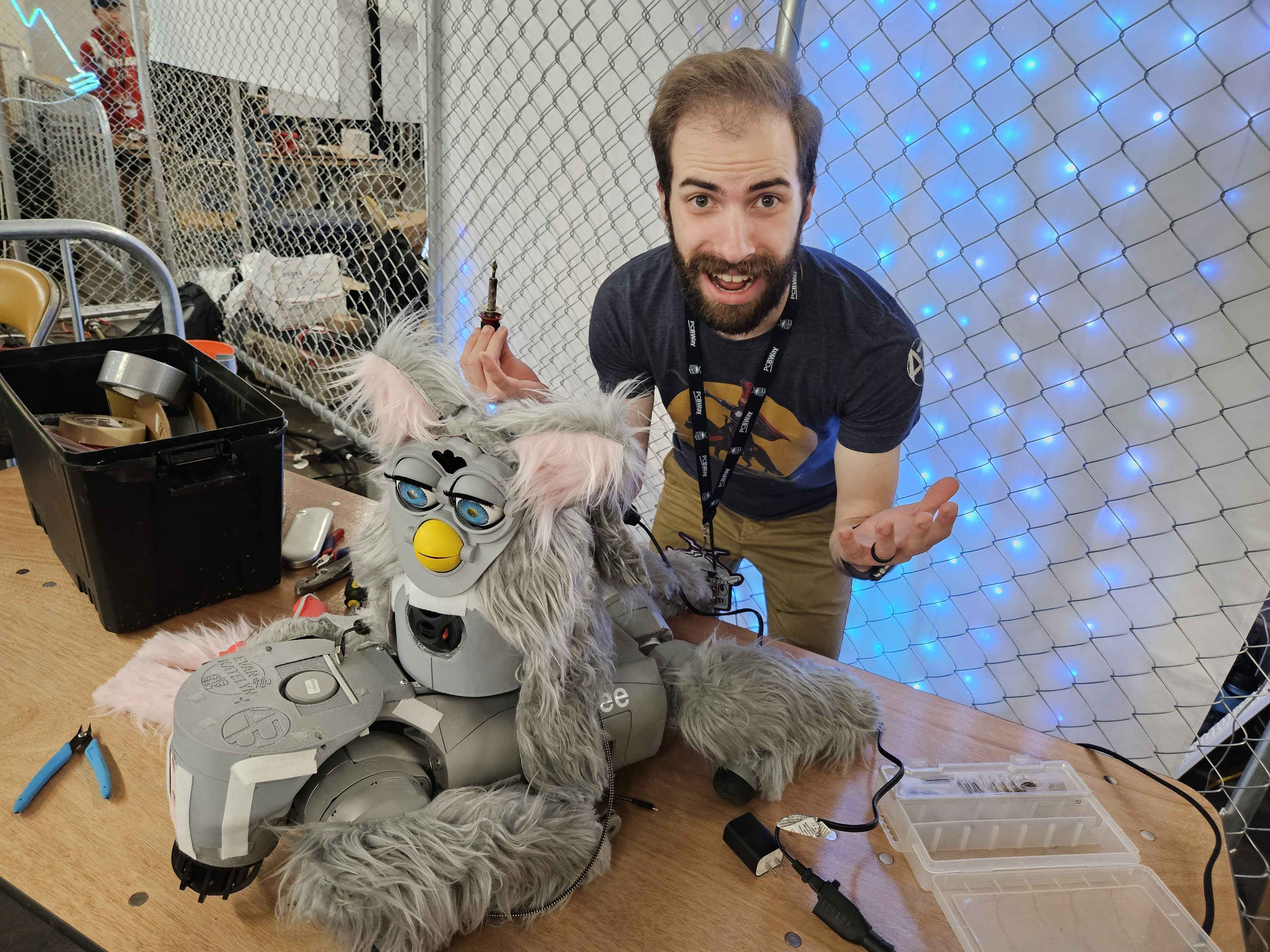 Giant Furby Robot (Coco the Furby Dog) 3D STL Model