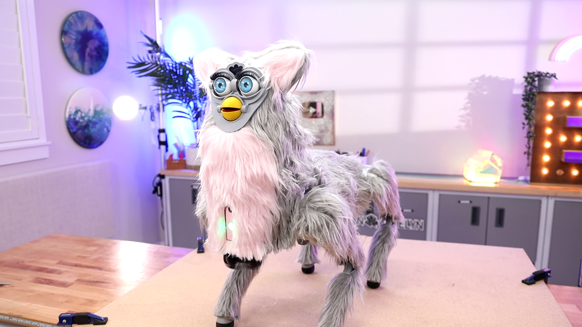 Giant Furby Robot (Coco the Furby Dog) 3D STL Model — view 2