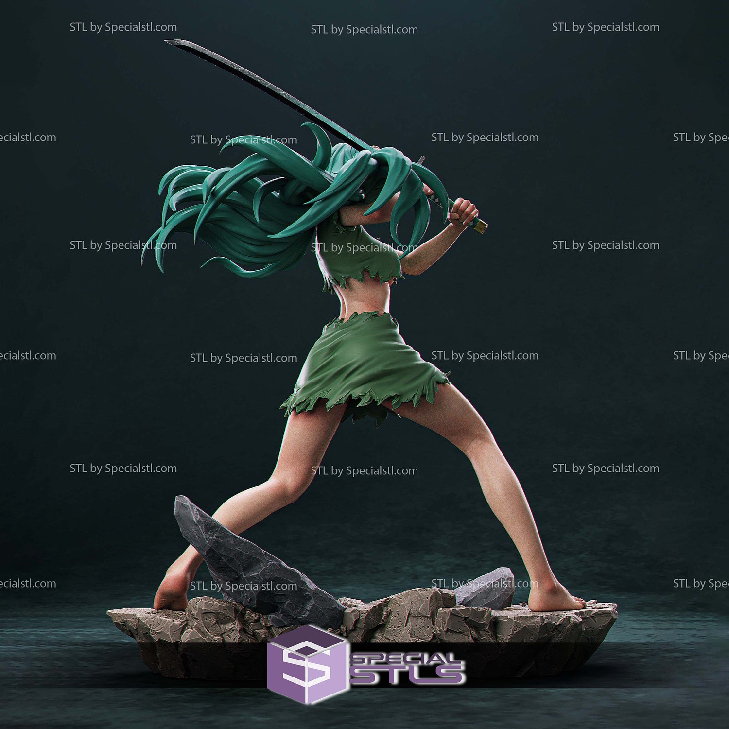Nelliel Standalone STL Files 3D Model — view 4
