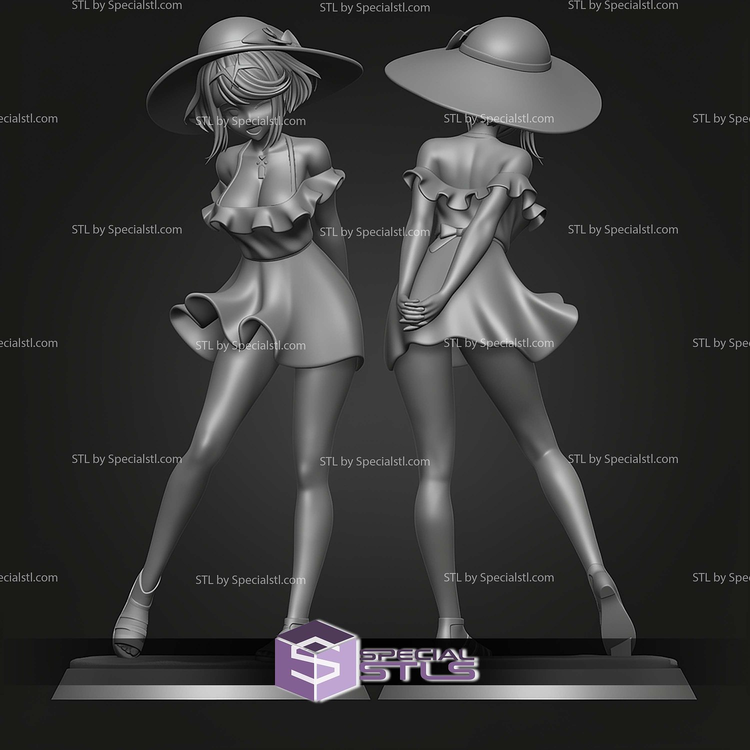 Pyra Xenoblade 1 7 Digital STL Files 3D Model — view 2