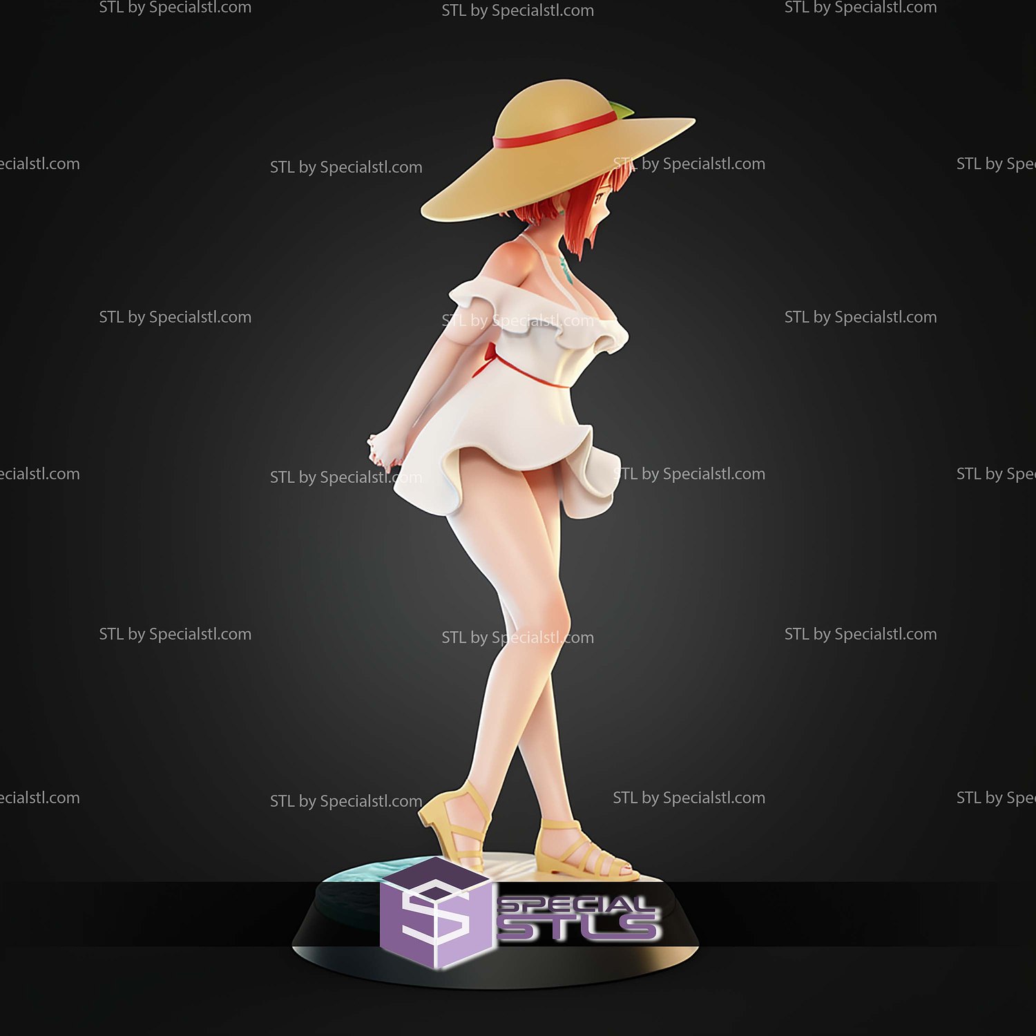 Pyra Xenoblade 1 7 Digital STL Files 3D Model — view 6