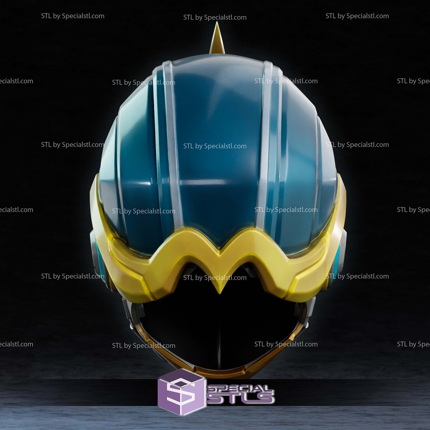 Cosplay STL Files Marvel Rivals Star Lord Helmet 3D Model — view 4
