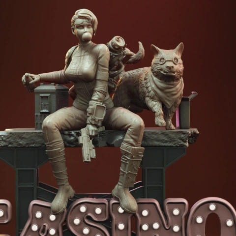 New Vegas Diorama 3D Printer Files | Assembly STL Model