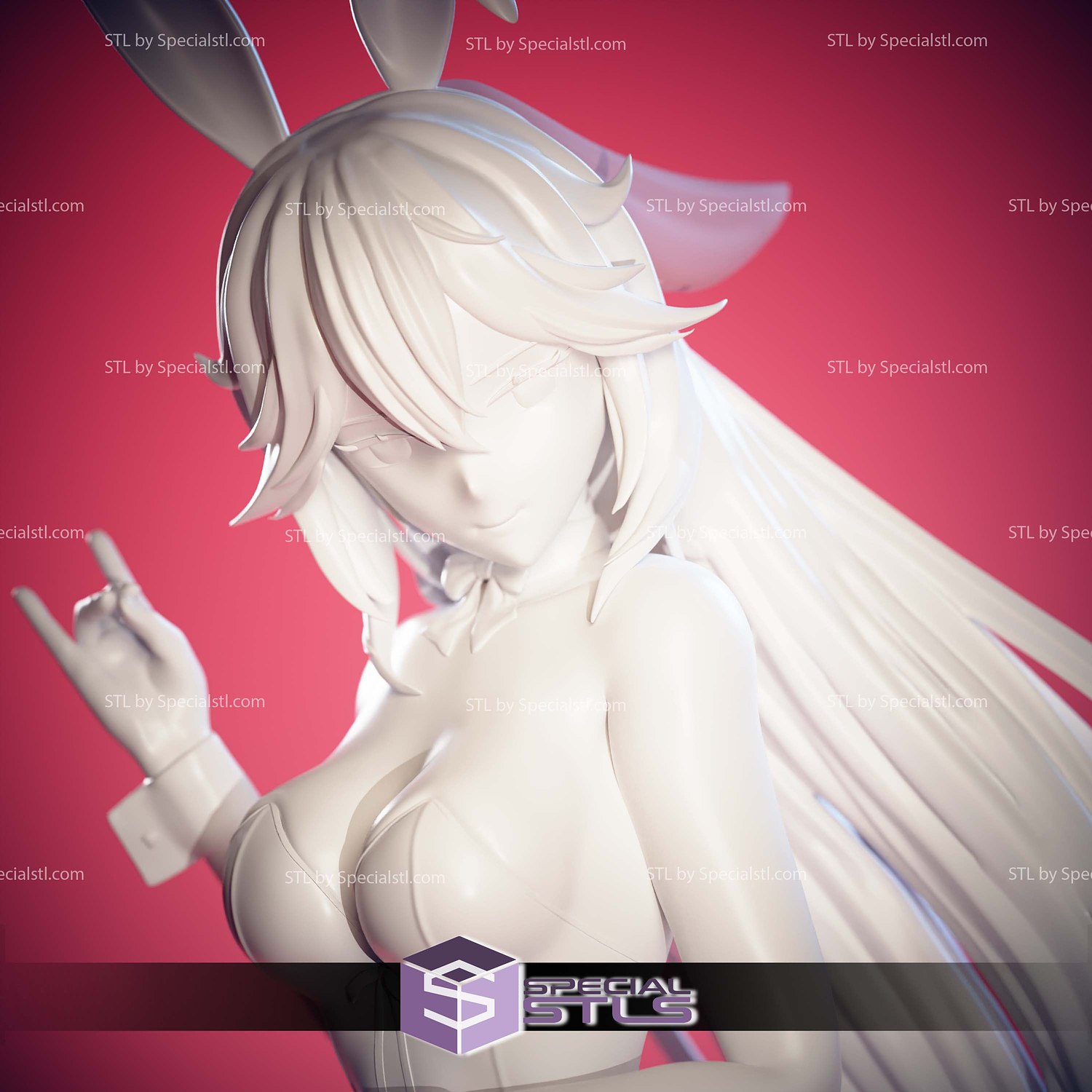 Yae Miko Bunny Genshin Impact 3D Printing Models STL Model — view 5