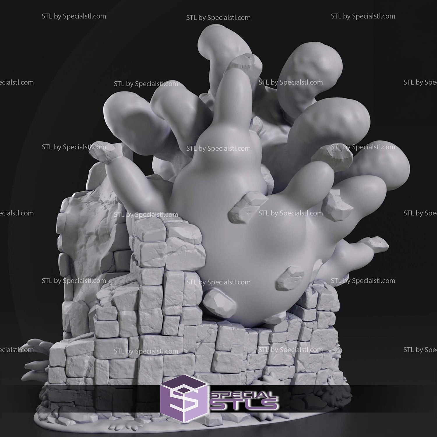 Chibi Beholder Dungeons and Dragons Sculptures 3D Printing STL Model — view 5