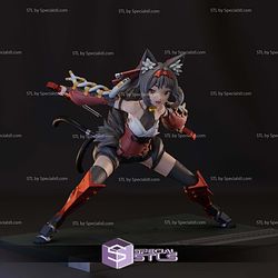 Nekomiya Mana the Game Digital STL Files 3D Model