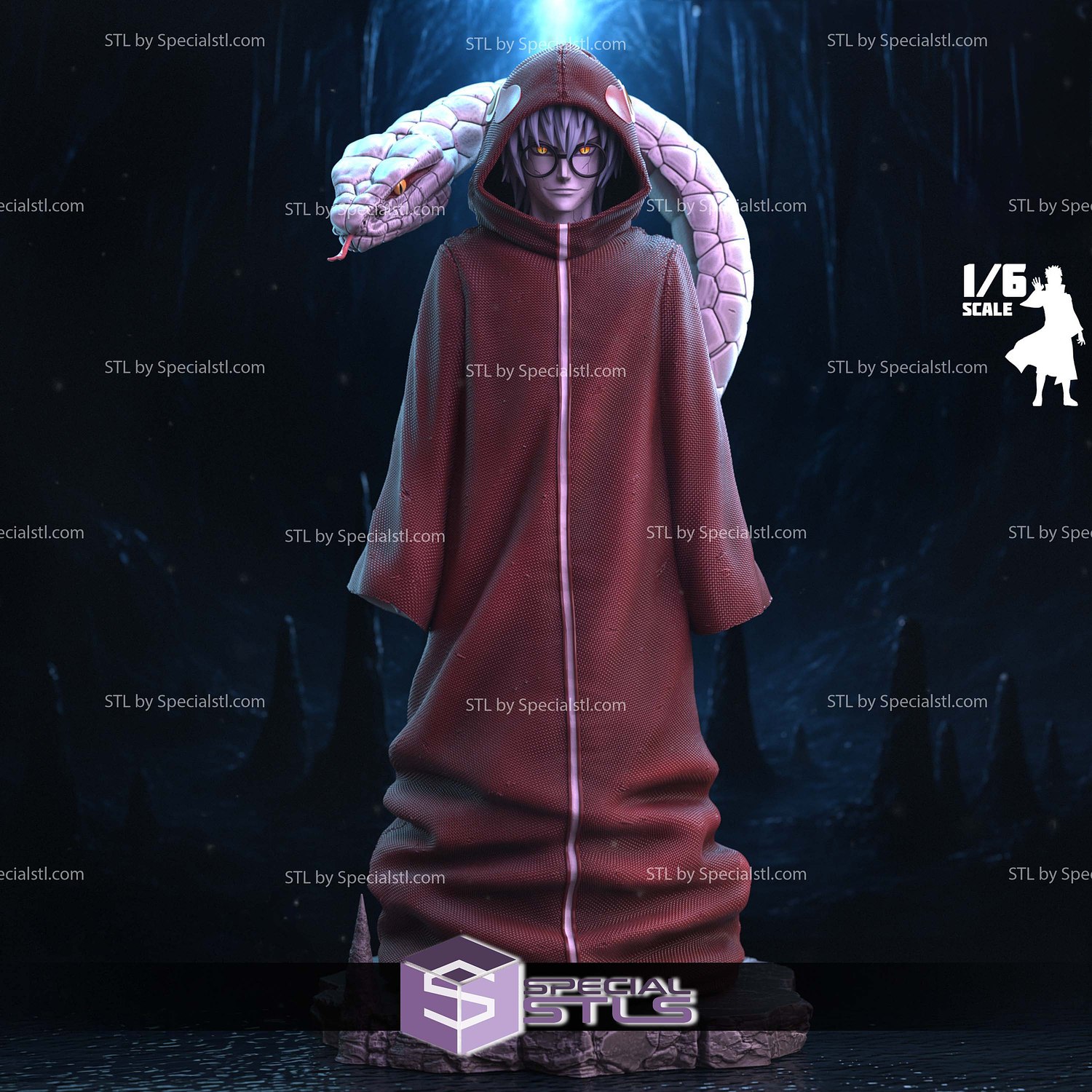 Kabuto Edo Tensei 3D Printer Files STL Model — view 2