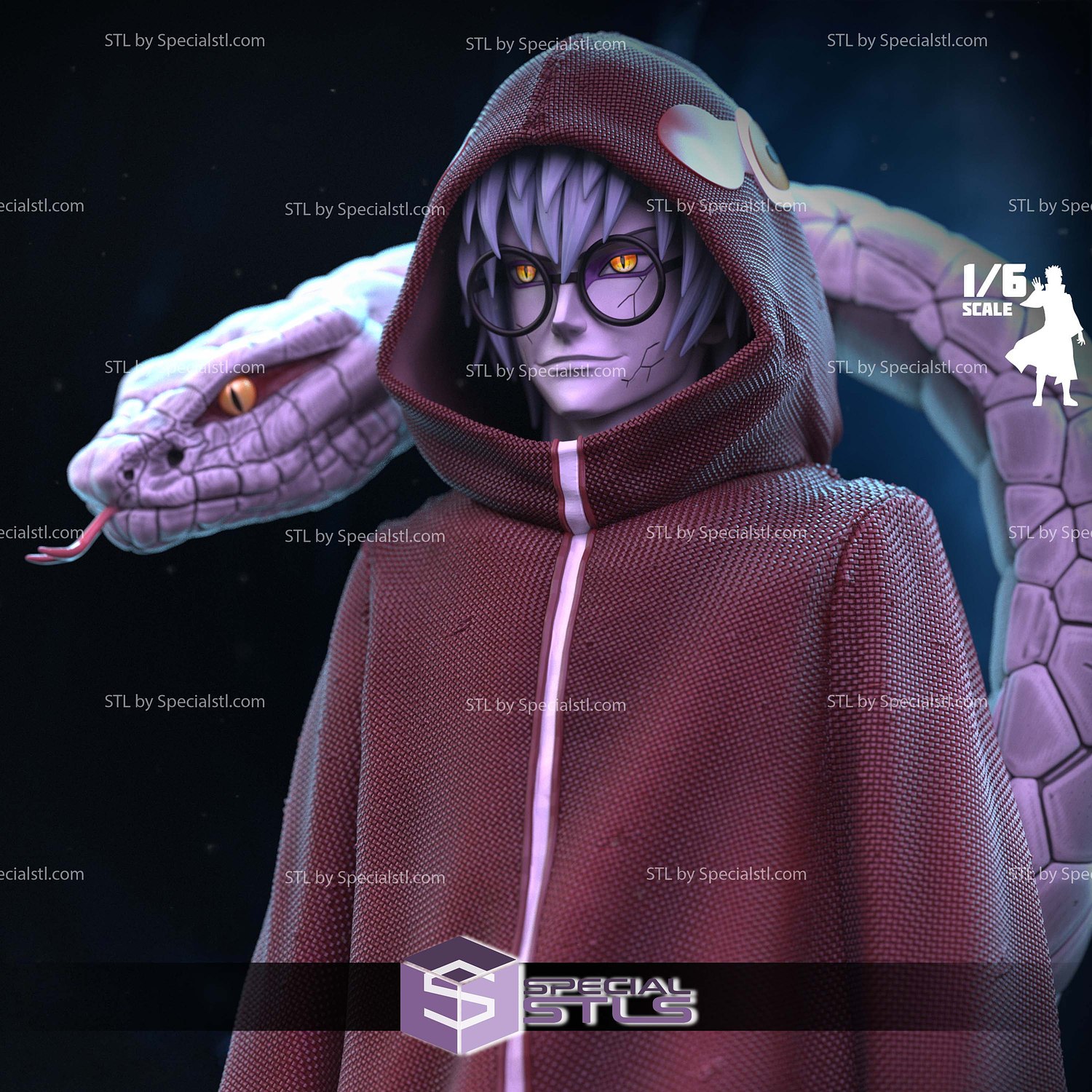 Kabuto Edo Tensei 3D Printer Files STL Model — view 6