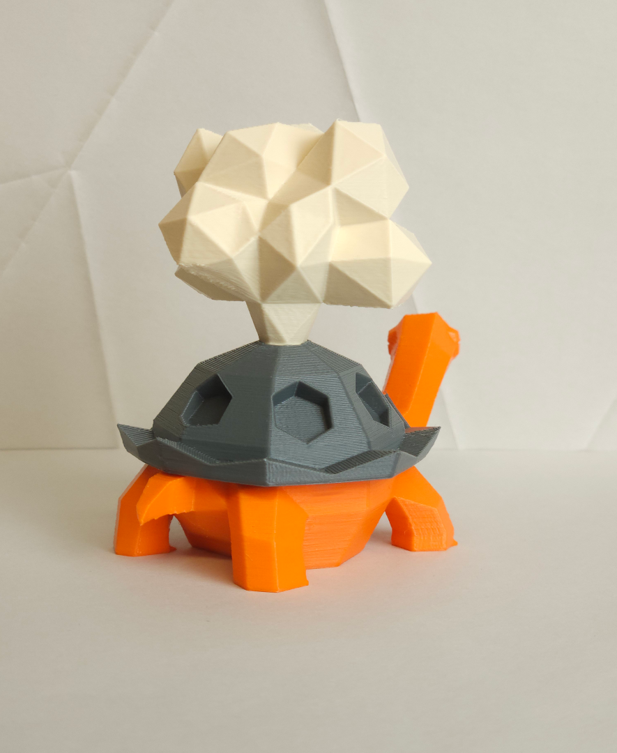 Torkoal Low Poly Pokemon 3D 3MF Model — view 2