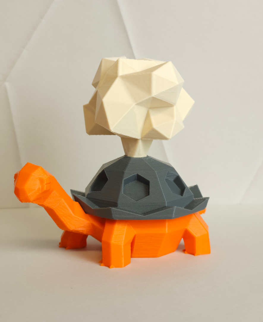 Torkoal Low Poly Pokemon 3D 3MF Model — view 3