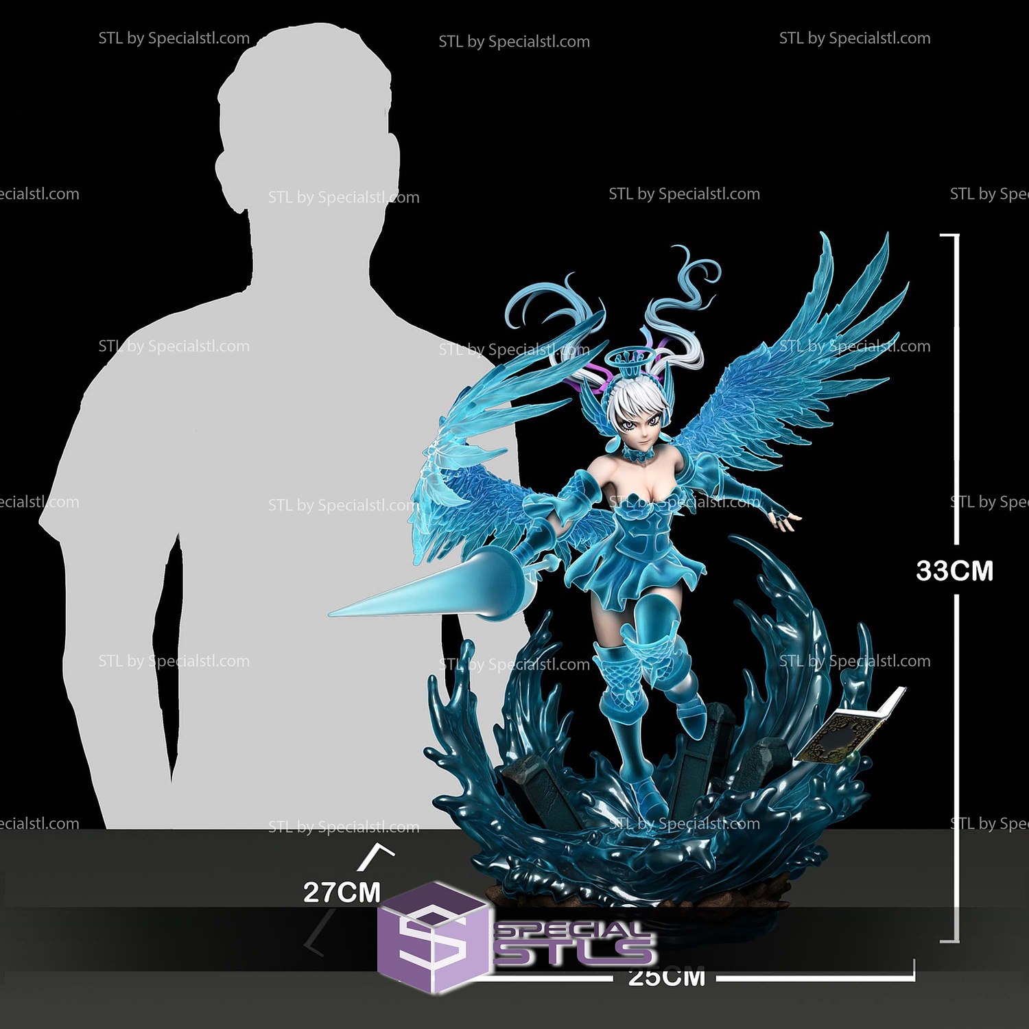 Noelle Silva Saint Valkyrie Armor 3D Printer Files STL Model — view 4