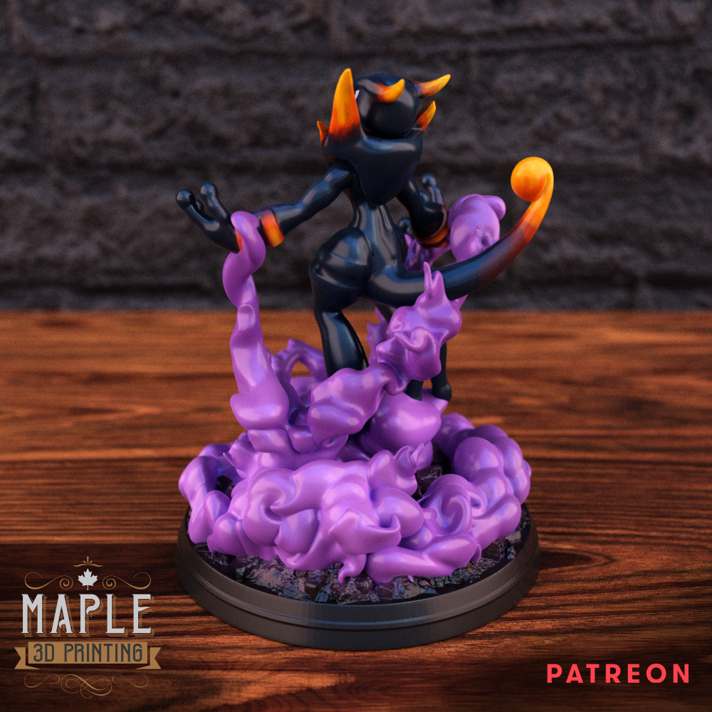 Shadow Mewtwo - Pokemon - Support Free 3D STL Model