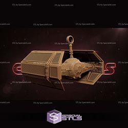 Tie Fighter Ornaments Decoration STL Files 3D Model — view 1