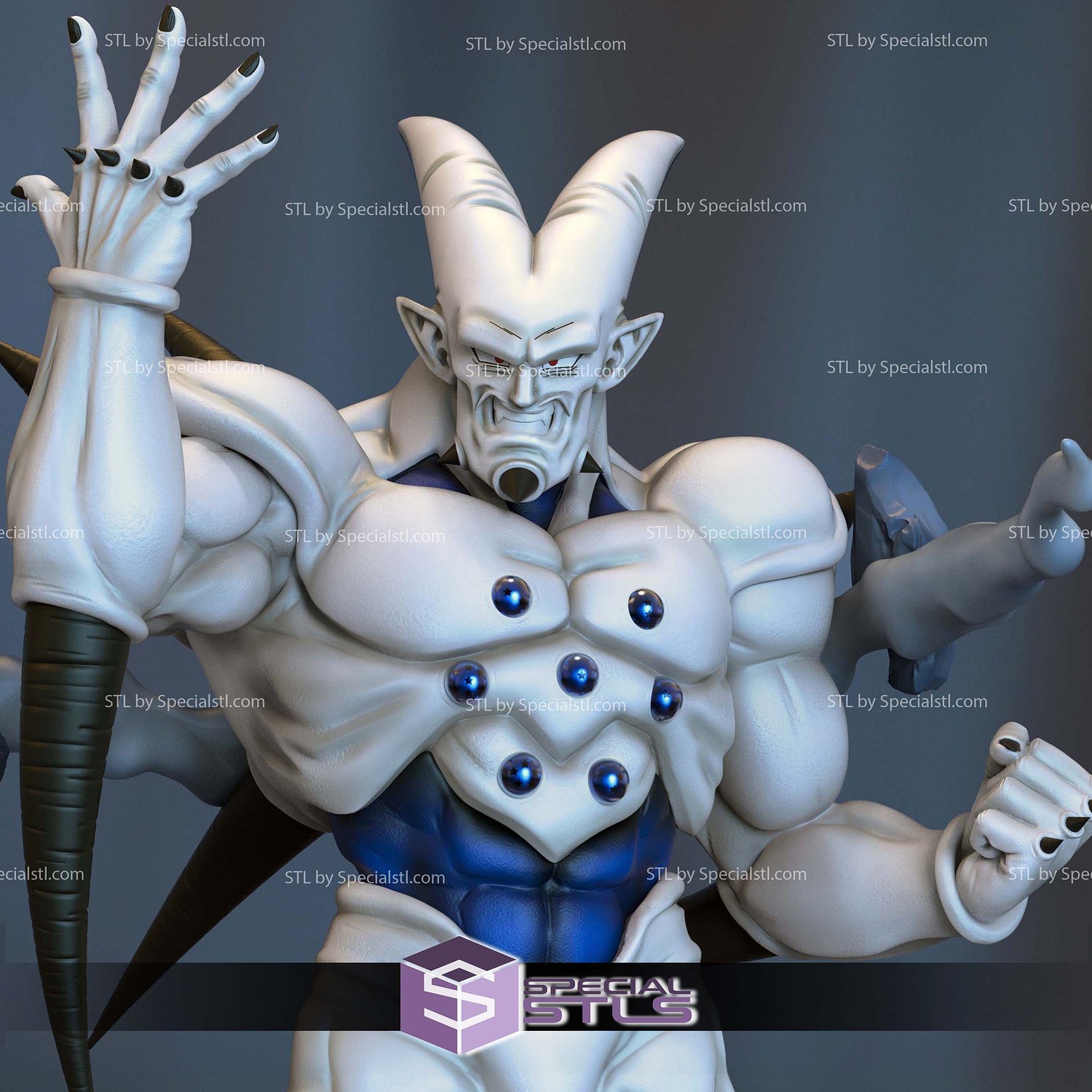 Syn Omega Shenron Dragonball 3D Printer Files STL Model — view 3