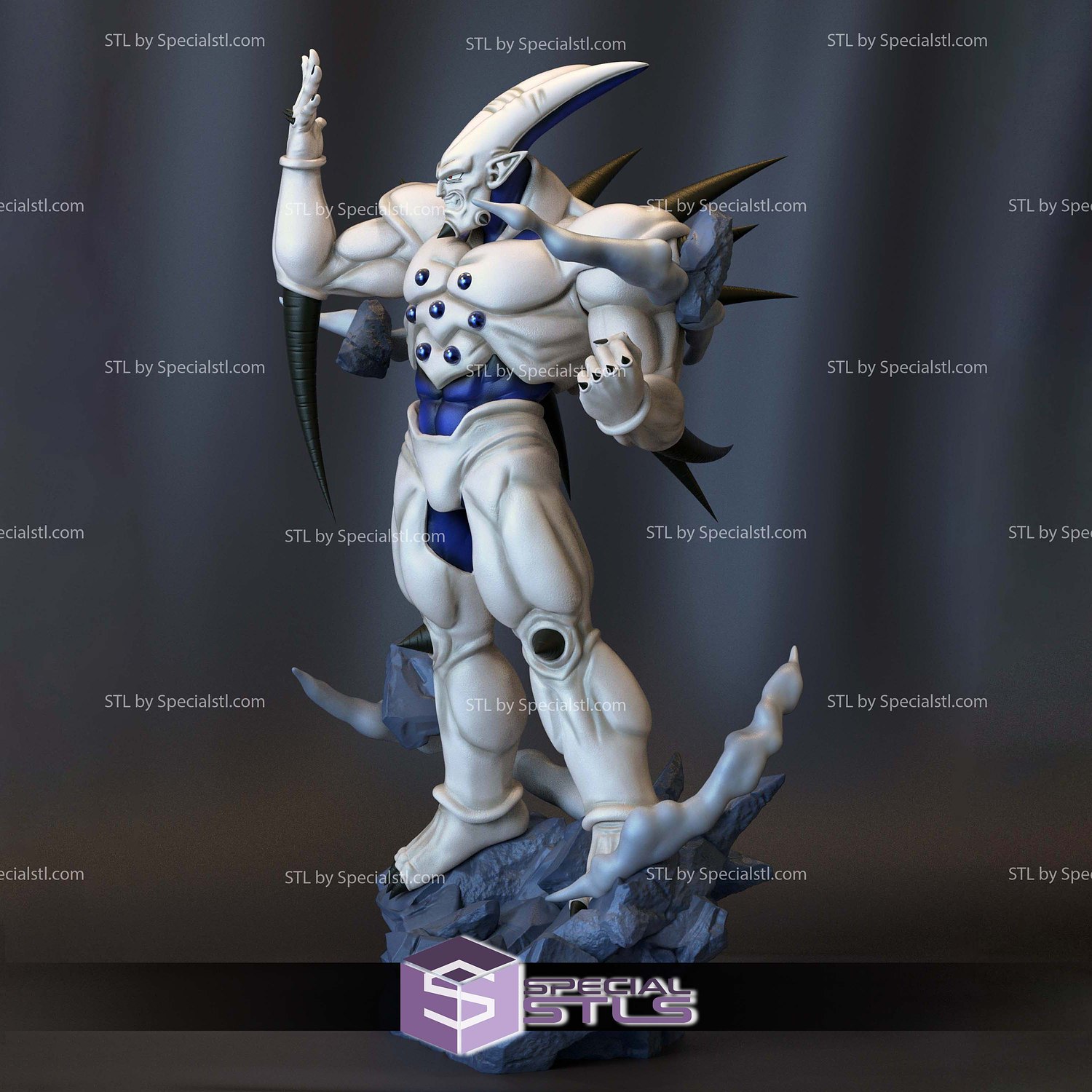Syn Omega Shenron Dragonball 3D Printer Files STL Model — view 4