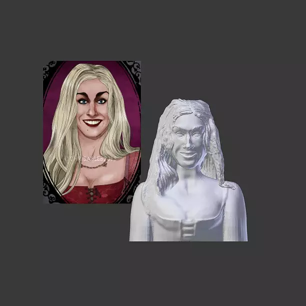 Disney - Hocus Pocus Characters Busts 3D STL Model