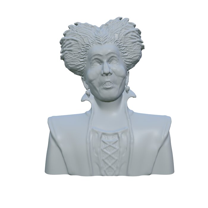 Disney - Hocus Pocus Characters Busts 3D STL Model — view 3
